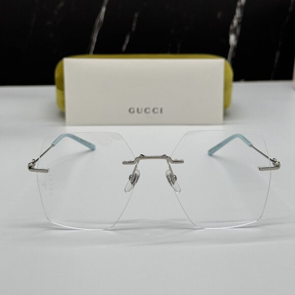 NEW GUCCI EYEGLASSES GG0683O 002 WOMEN EYEWEAR - Picture 2 of 14